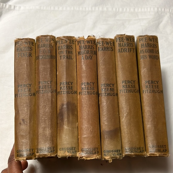 7 Pee - wee Harris VTG books by Percy keese Fitzhugh hardcover used - Picture 6 of 6